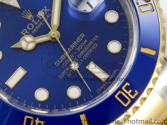 and LB Case Ceramic Blue Bracelet 116613 VR3135 SS 1:1 904L Edition Submariner Best HGF 0130